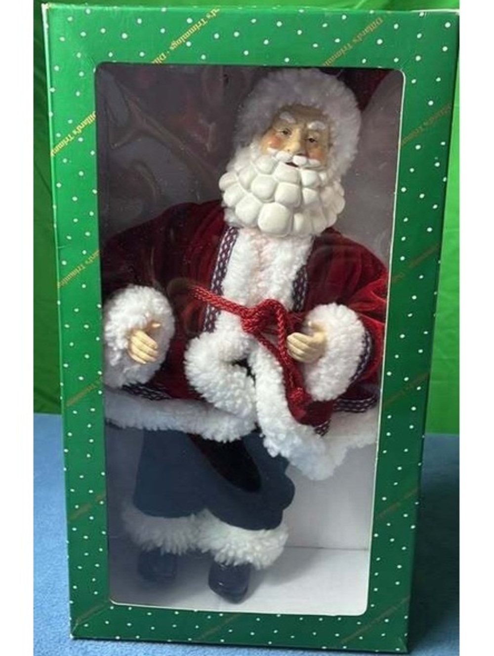 Dillard's Trimmings 18" Santa Claus Figurine